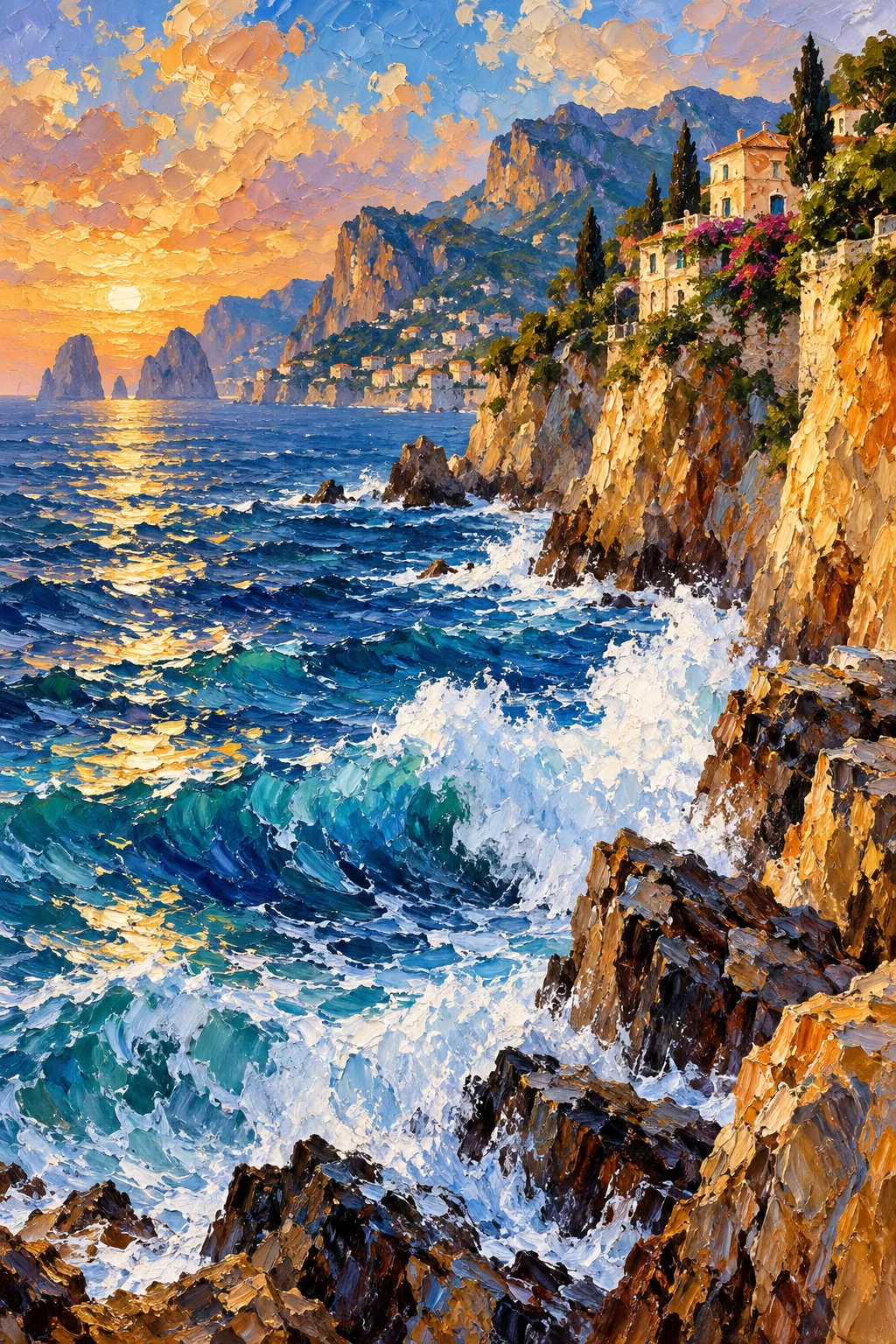 Painted coast