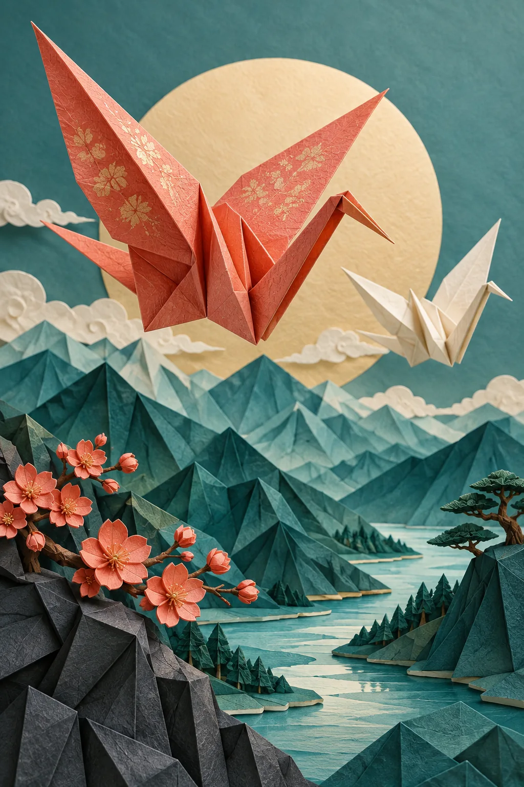 Origami wonderland