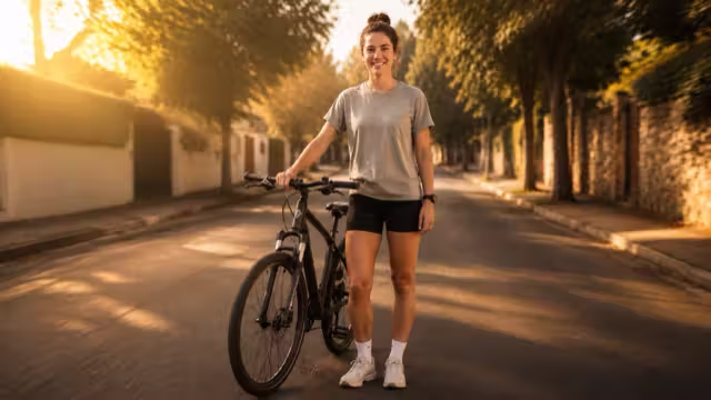Golden-hour cinematic cyclist frame generated with Seedance 2.0